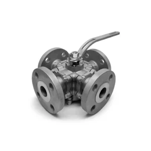 Válvula Esfera Direcional Multivias 04 Vias Flange Classe 150 / 300 / DIN